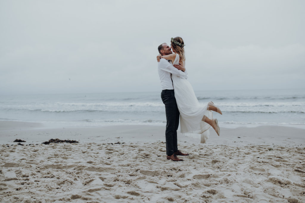 Hochzeitsfotos am Strand